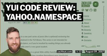 YUI Code Review: YAHOO.namespace